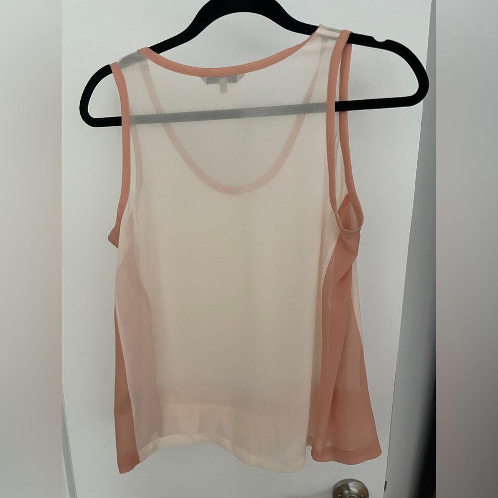 Sheer Ruffle Sleeveless Top - Picture 5 of 5